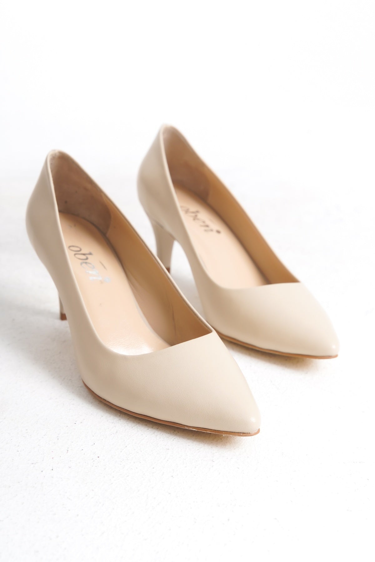 Hakiki Deri Siyah Kadın Stiletto | OBEN AYAKKABI